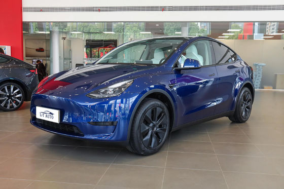 2024 Tesla Model Y 5 portes 5 sièges 4 roues EV voiture 4750x1921x1624mm longueur largeur hauteur