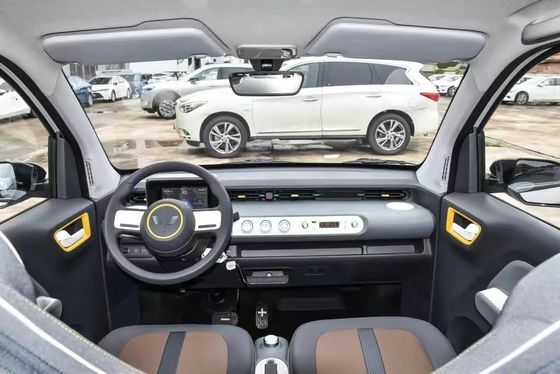 100% électrique Wuling Mini EV voiture à vitesse maximale de 100 km/h et BAIE de 2010 mm