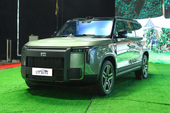 Version 2024 BAIC Jishi 01 SUV moyen et grand Stone 01 EV Hybrid Car avec 7 sièges Luxe