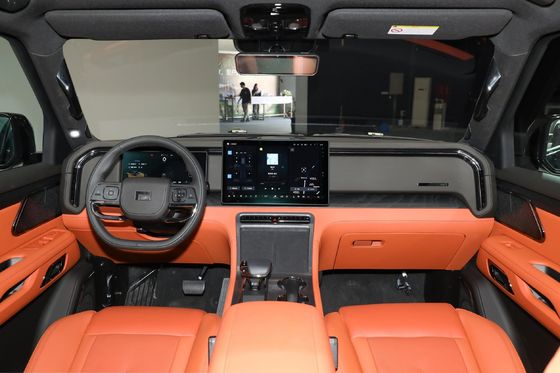 Version 2024 BAIC Jishi 01 SUV moyen et grand Stone 01 EV Hybrid Car avec 7 sièges Luxe